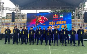 Triển khai bảo vệ sự kiện Tuyển chọn tài năng bóng đá của Red Bull và HAGL